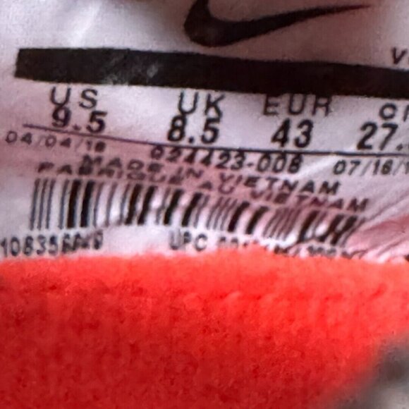 NIKE METCON DSX Flyknit 2 'Dark Stucco ' Sneakers Size 9.5 - Picture 6 of 6